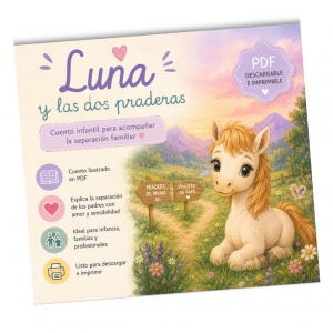 Cuento: Luna y las dos praderas I Material para trabajar la separación familiar