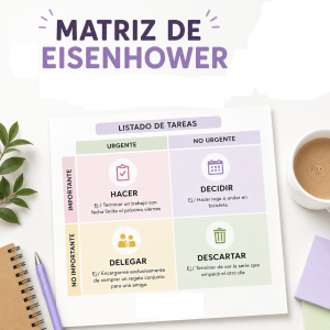 Matriz de Eisenhower I MATERIAL DESCARGABLE
